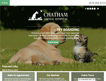 Tablet Screenshot of chathamanimal.com